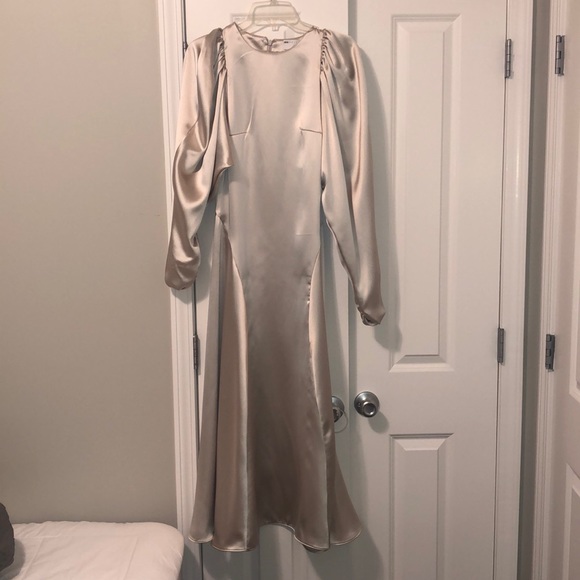 ASOS satin pearl dress - Picture 2 of 10